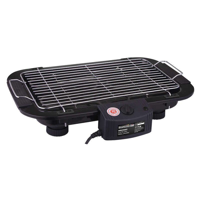 BORMANN ELITE BORMANN Elite BBQ1050 Ψησταριά Ηλεκτρική 2000W,Επιτραπέζια με Θερμοστάτη