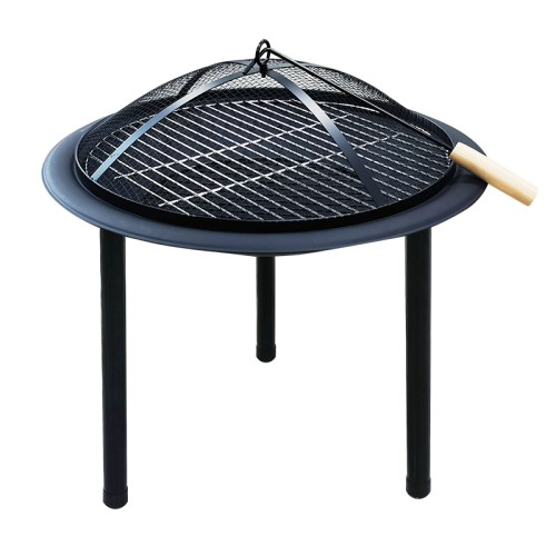 BORMANN ELITE BORMANN Elite BFT6001 Tζάκι Εξωτερικού Χώρου με μεταλλικά Πόδια και Προστατευτικό Πλέγμα, Μαύρο