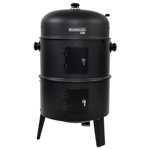BORMANN ELITE Ψησταριά Κάρβουνου/Καπνιστήριο BBQ1970 2 σε 1 με Ρόδες