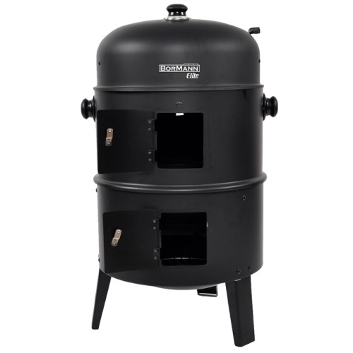 BORMANN ELITE Ψησταριά Κάρβουνου/Καπνιστήριο BBQ1970 2 σε 1 με Ρόδες