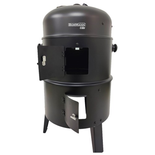 BORMANN ELITE Ψησταριά Κάρβουνου/Καπνιστήριο BBQ1970 2 σε 1 με Ρόδες