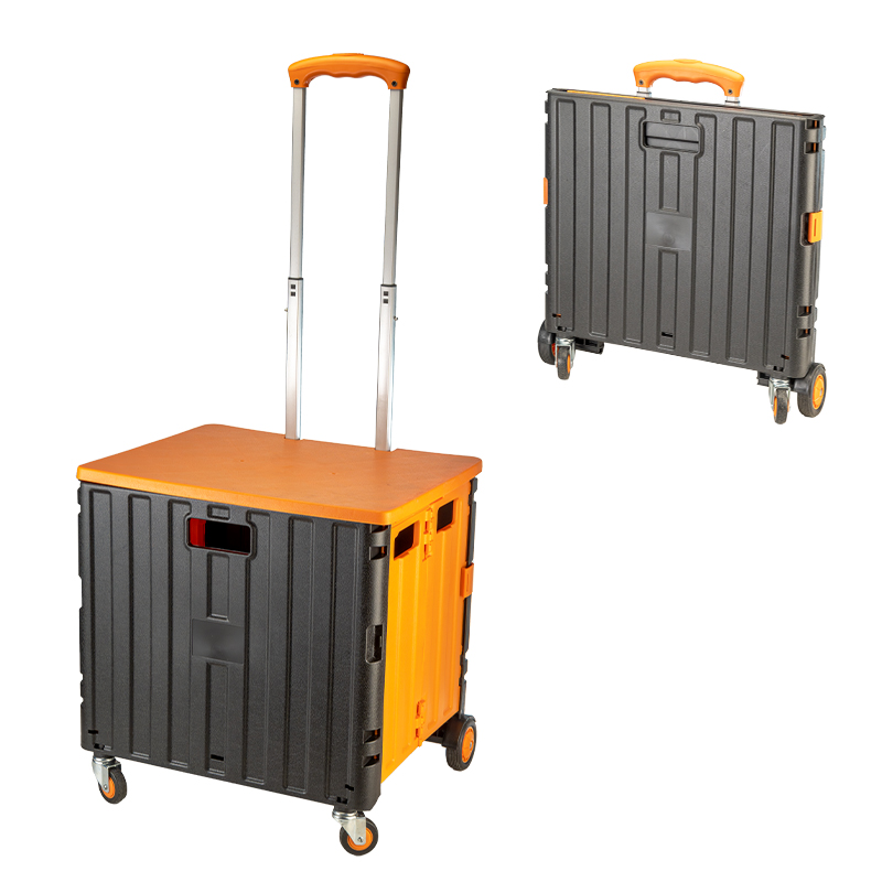 Bormann BORMANN BWB1304 Καρότσι Μεταφοράς Πλαστικό,Πτυσσόμενο με 4 Ρόδες & Ικάνοτητα Μεταφοράς Φορτίου 35Kg