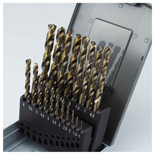 BORMANN Pro BORMANN Pro BHT1400 Σετ Τρυπάνια HSS-CO,19τεμ,1-10mm