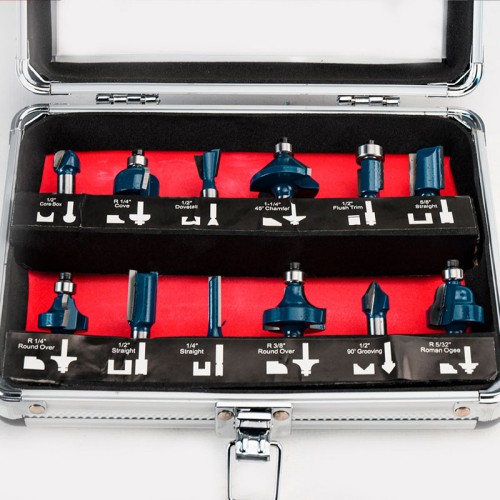 BORMANN Pro BORMANN Pro BHT1620 Σετ Φρέζες Ρούτερ 8mm,12τεμ