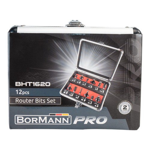 BORMANN Pro BORMANN Pro BHT1620 Σετ Φρέζες Ρούτερ 8mm,12τεμ