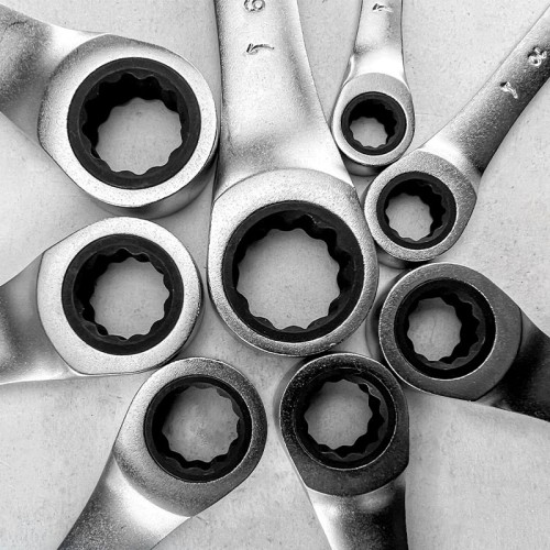 BORMANN Pro BORMANN Pro BHT1668 Σετ 8τεμ Γερμανοπολύγωνα Καστάνιας,8,10,12-15,17,19mm,Crv