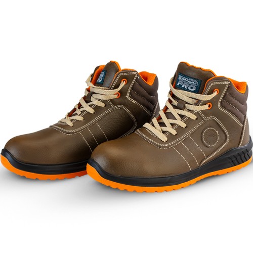 BORMANN Pro BORMANN Pro BPP8151 Μποτάκι Εργασίας O1, Δέρμα Nubuck, Dover No.41