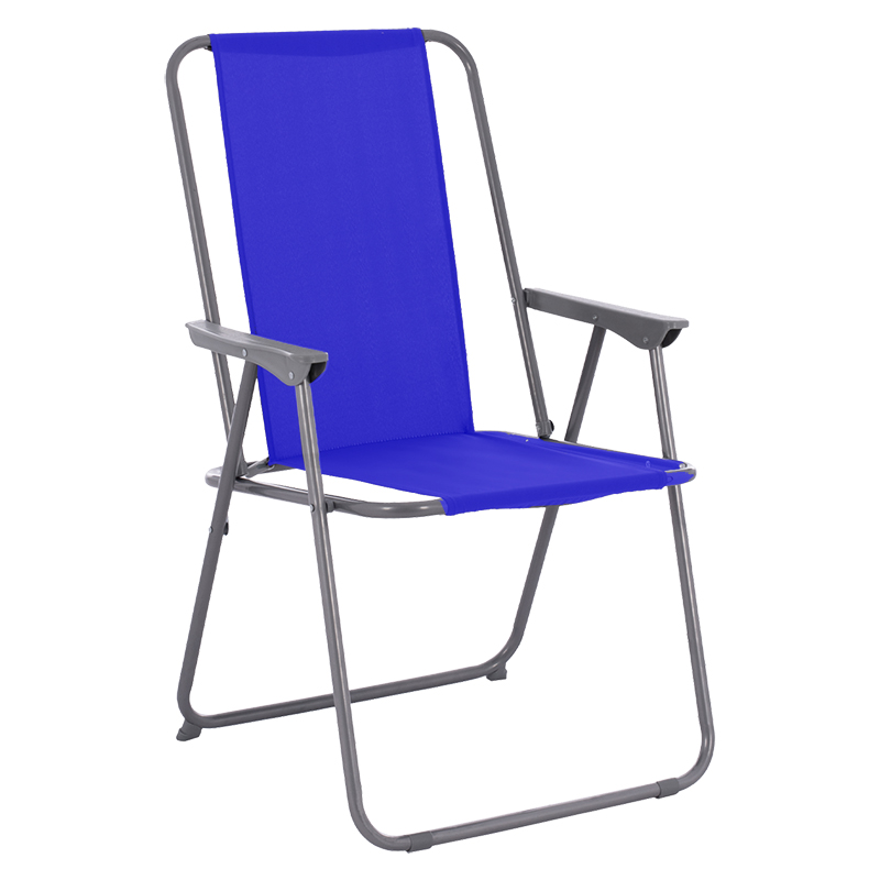 Bormann BORMANN BSP1176 Καρέκλα Παραλίας Πτυσσόμενη, Μεταλλικός Σκελετός, Ύφασμα 600D Oxford