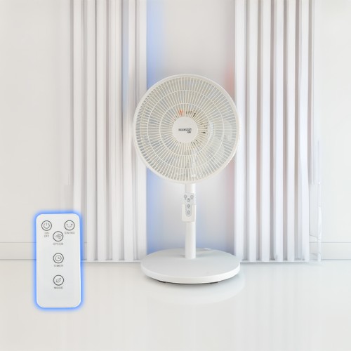 Bormann Ανεμιστήρας Ορθοστάτης BFN4015 (071037) 45W Διαμέτρου 30cm με Τηλεχειριστήριο