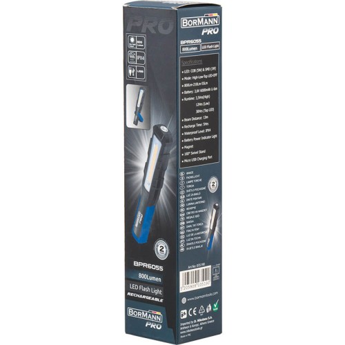 Bormann Φακός Επαναφορτιζόμενος BPR6055 Pro