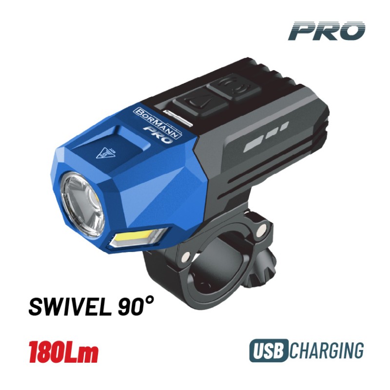 Bormann Φακός Ποδηλάτου Εμπρόσθιος LED BPR6080 (063438) 