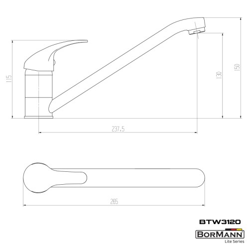 Bormann Μπαταρία Κουζίνας Star BTW3120 026129