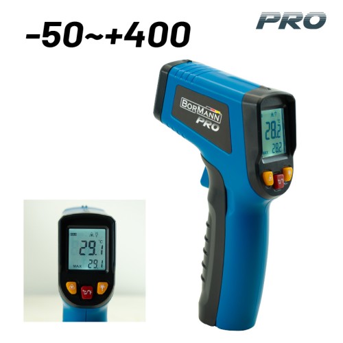 Bormann Θερμόμετρο Υπερύθρων BDM3000 (073802) για Θερμοκρασίες από -50°C έως 400°C Pro