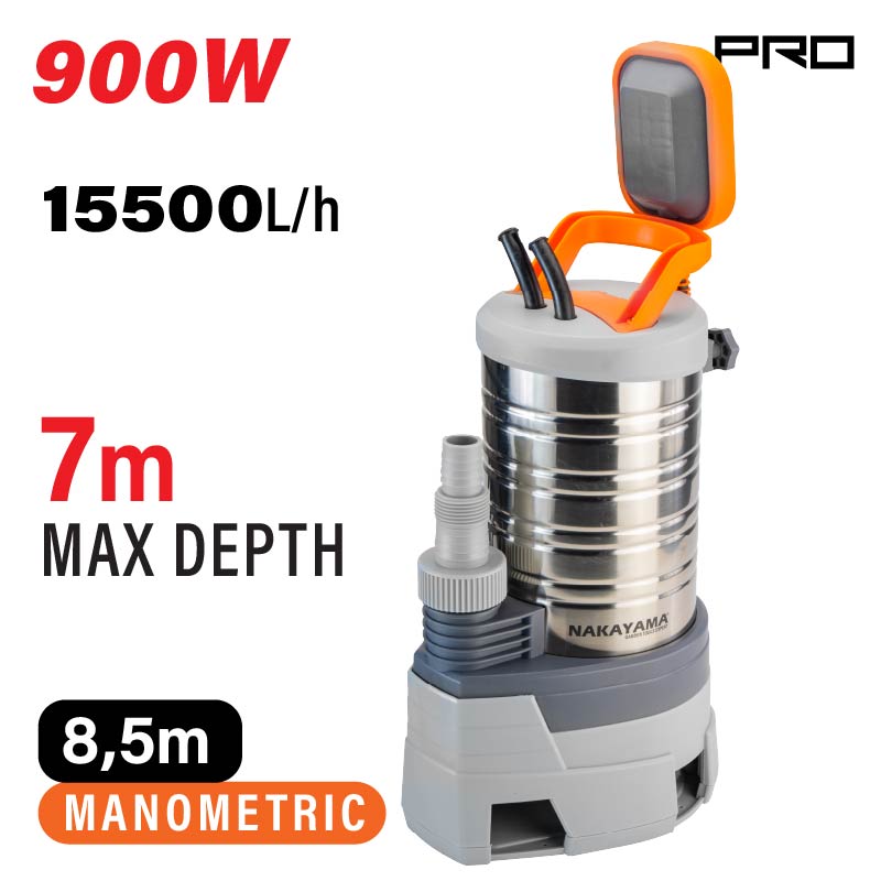 Nakayama Αντλία Ακάθαρτων NP1100 Inox