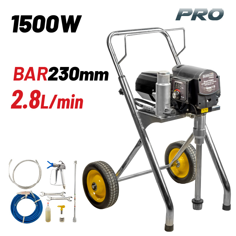 Bormann Ηλεκτρικό Πιστόλι Ψεκασμού Airless BAP7050 (071877) Pro