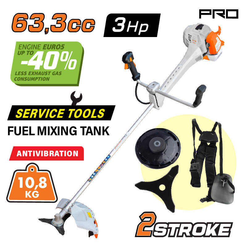 Nakayama Θαμνοκοπτικό Βενζίνης PB7700 Pro 