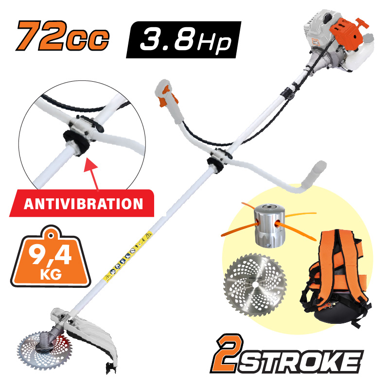 Nakayama Θαμνοκοπτικό Βενζίνης PB7230 (066484) 72cc 3,8Hp