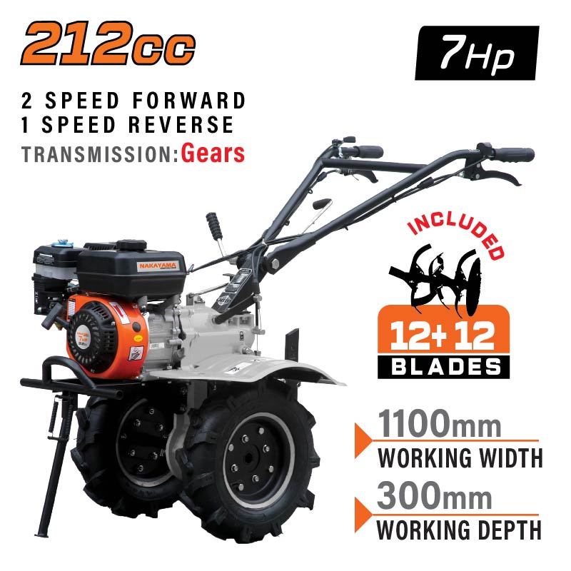 Nakayama Σκαπτικό Βενζίνης MB7000Classic (011736) 6.5Ηρ 