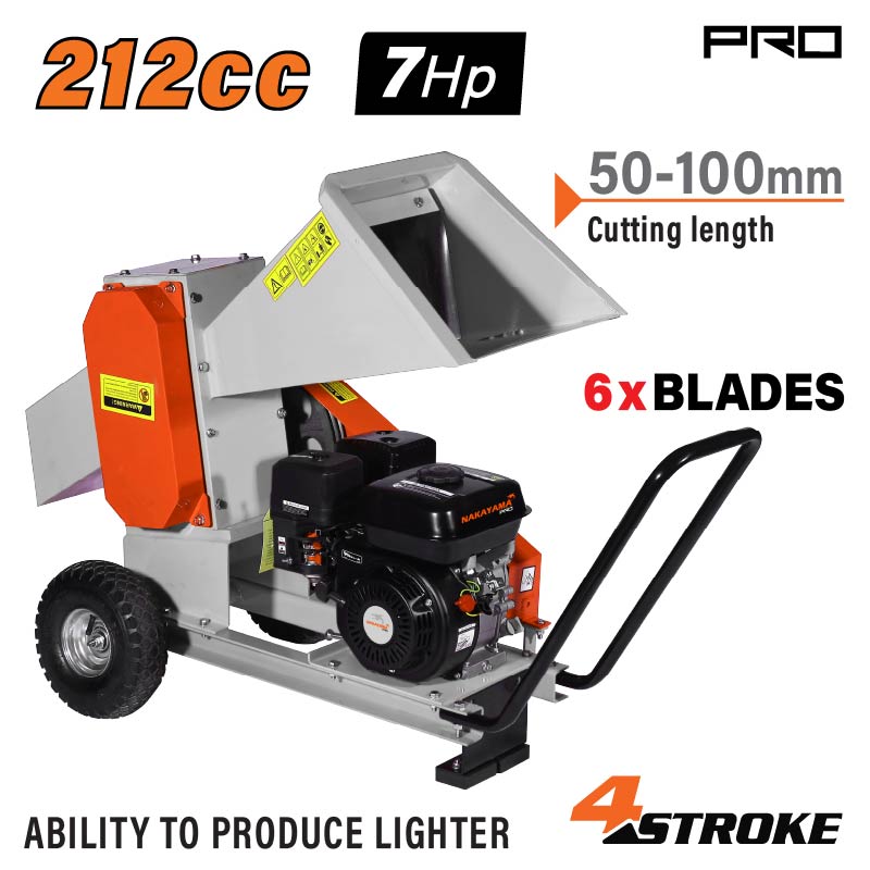 Nakayama Κλαδοτεμαχιστής Θρυμματιστής (Καυσόξυλων) GS8700 (069478) Pro