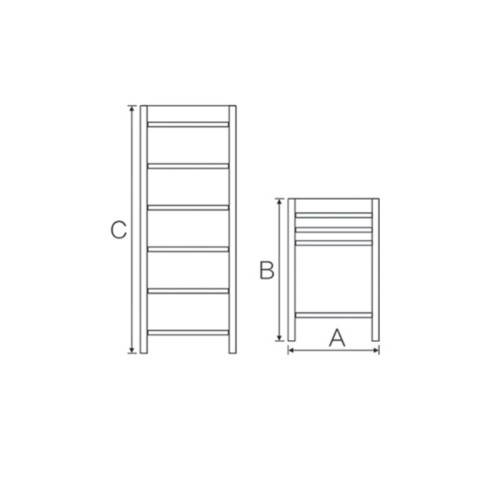 Bormann Σκάλα Αλουμινίου Τηλεσκοπική BHL7010