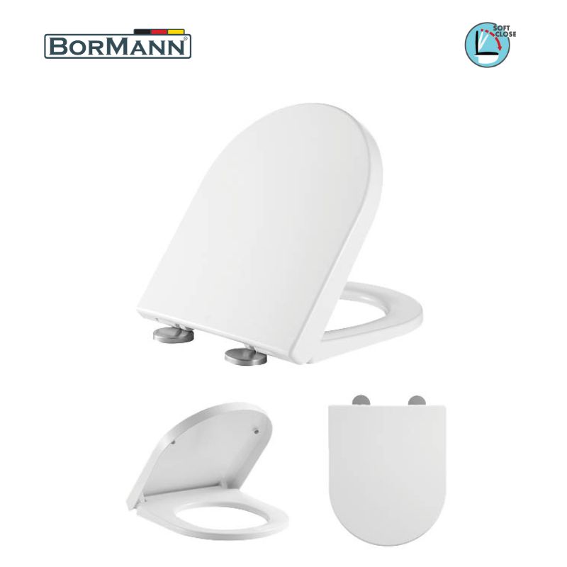 Bormann Κάλυμμα Λεκάνης Norma BTW1020 Soft Close Λευκό