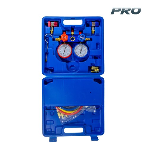 BORMANN Pro BORMANN Pro BVP1005 Σετ Εργαλείων Ελέγχου Πίεσης Κλιματιστικών με Μανόμετρα, 7 τμχ