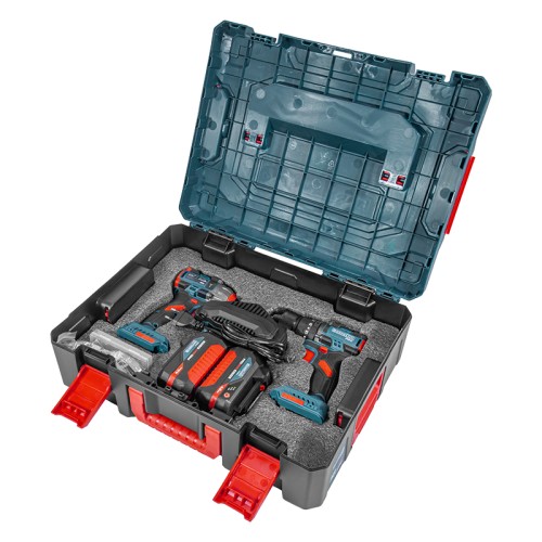 BORMANN Pro BORMANN Pro BBP5431X44T2CA Σετ Compact Brushless Κρουστικό Δραπαν/βιδο & Παλμικό Κατσαβίδι Bruhless