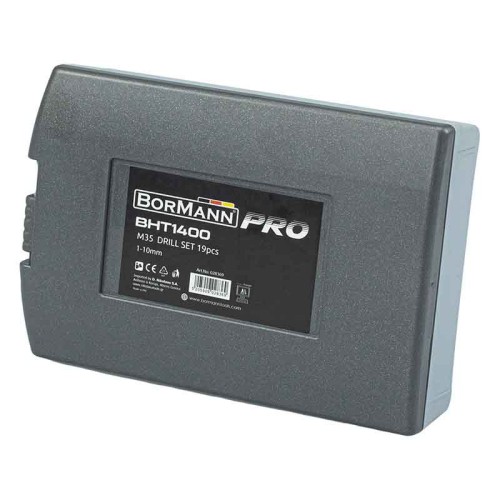 BORMANN Pro BORMANN Pro BHT1400 Σετ Τρυπάνια HSS-CO,19τεμ,1-10mm