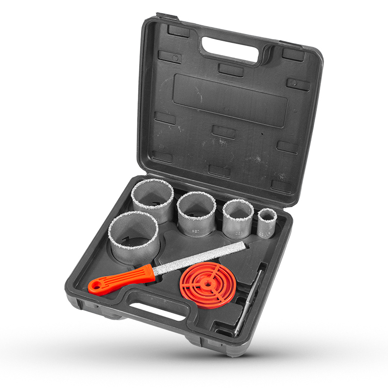 BORMANN Pro BORMANN Pro BHT4580 Σετ Ποτηροτρύπανα Δομικών Υλικών Καρβιδίου, 8τεμ, 33-83mm