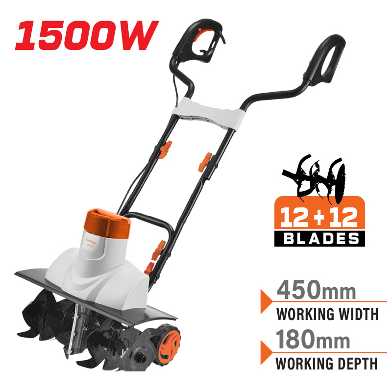 Nakayama NAKAYAMA MB2120 Σκαπτικό Ηλεκτρικό 1500W,45cm, 12+12 Μαχαίρια