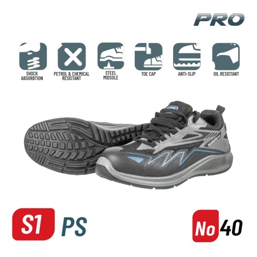 BORMANN Pro BORMANN Pro BBP8280 Παπούτσι Ασφαλείας S1PS PACIFIC No 40