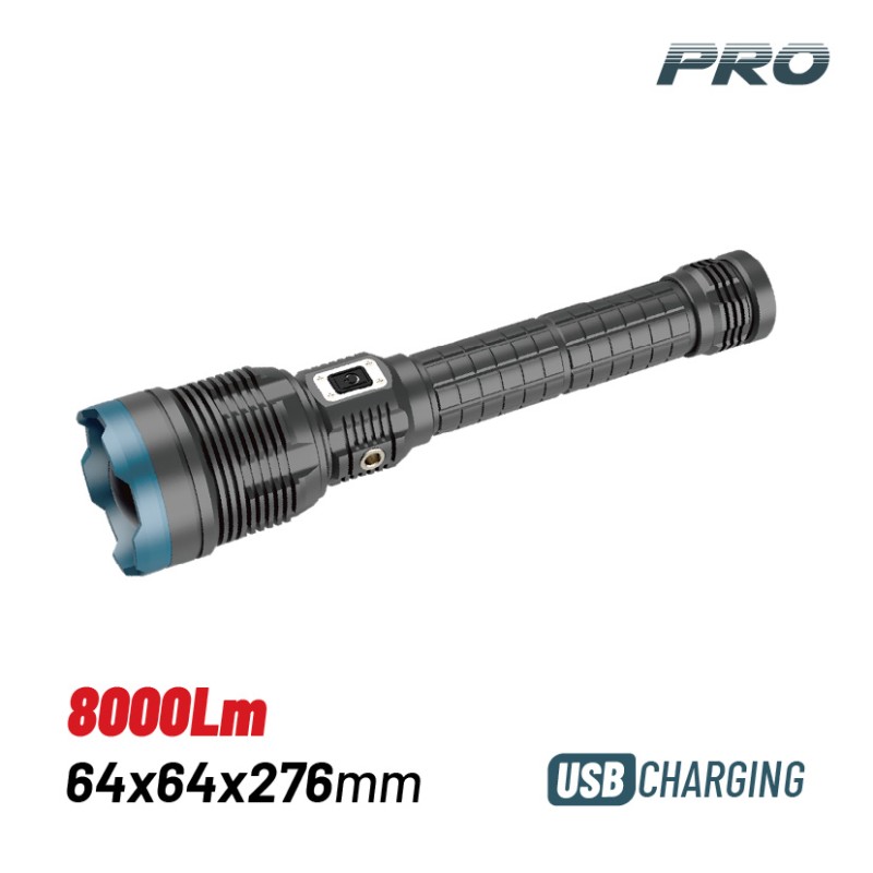 Bormann Φακός Επαναφορτιζόμενος COB LED BPR6040 Pro