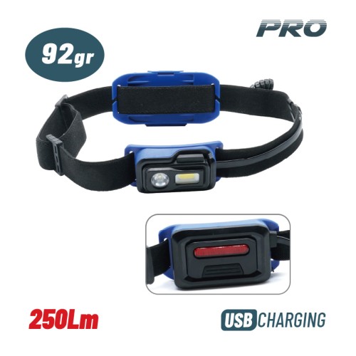 Bormann Φακός Κεφαλής Επαναφορτιζόμενος BPR6033 (072331) Pro