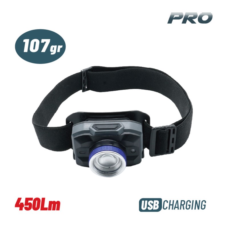 Bormann Φακός Κεφαλής Επαναφορτιζόμενος BPR6031 (072317) Pro