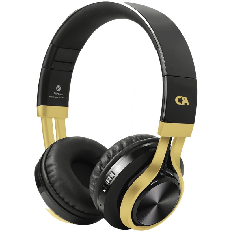 Crystal Audio Ασύρματα Ακουστικά Bluetooth BT-01-KG Black/Gold