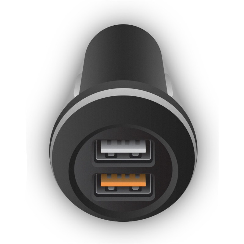 Crystal Audio Φορτιστής Αυτοκινήτου QC2-3/QC3.0