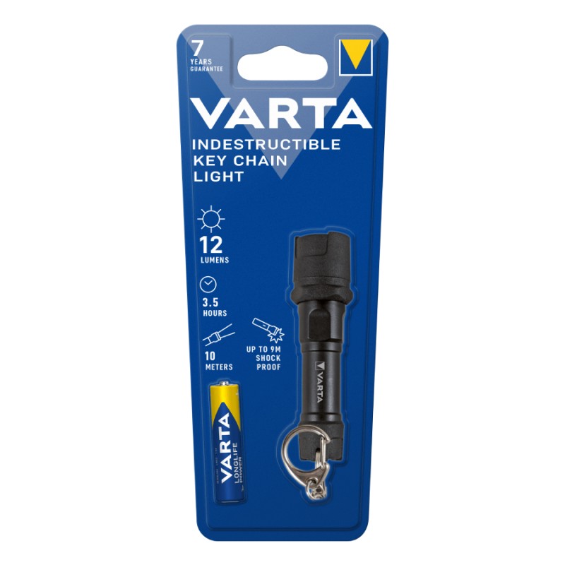 Varta VARTA Φακός Μπρελόκ Indestructible Key Chain Light + 1xAAA