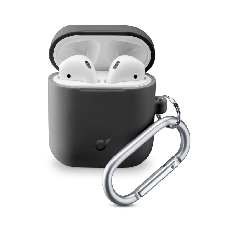 Cellular Line  CELLULAR LINE 355806 Θήκη Σιλικόνης Bounce για AirPods 1/2 Μαύρη