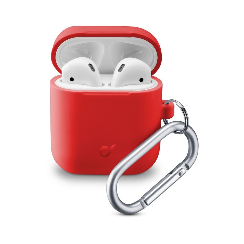 Cellular Line  CELLULAR LINE 355813 Θήκη Σιλικόνης Bounce για AirPods 1/2 Κόκκινη