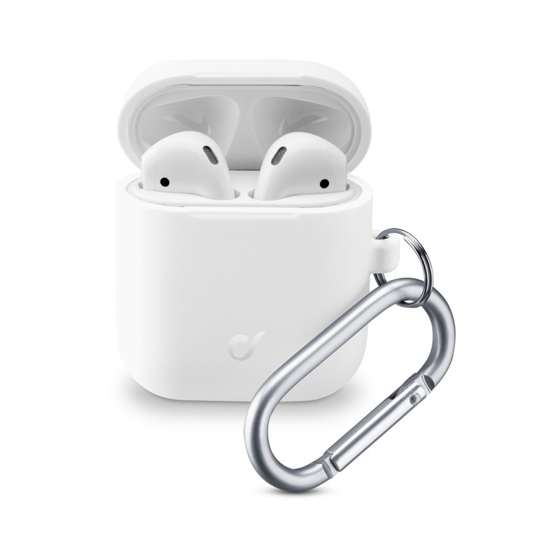 Cellular Line  CELLULAR LINE 355783 Θήκη Σιλικόνης Bounce για AirPods 1/2 Λευκή