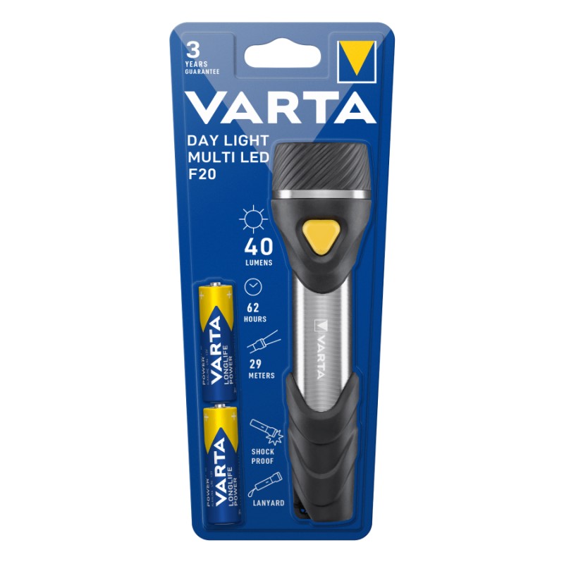 Varta VARTA Φακός Day Light Multi LED F20 + 2xAA