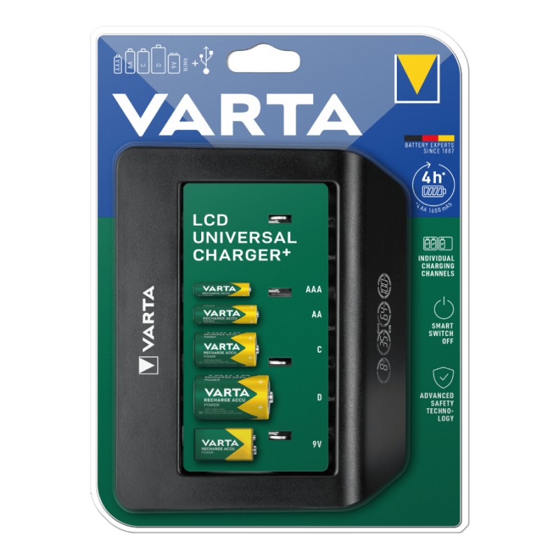 Varta VARTA 57688101401 LCD Universal Charger Empty