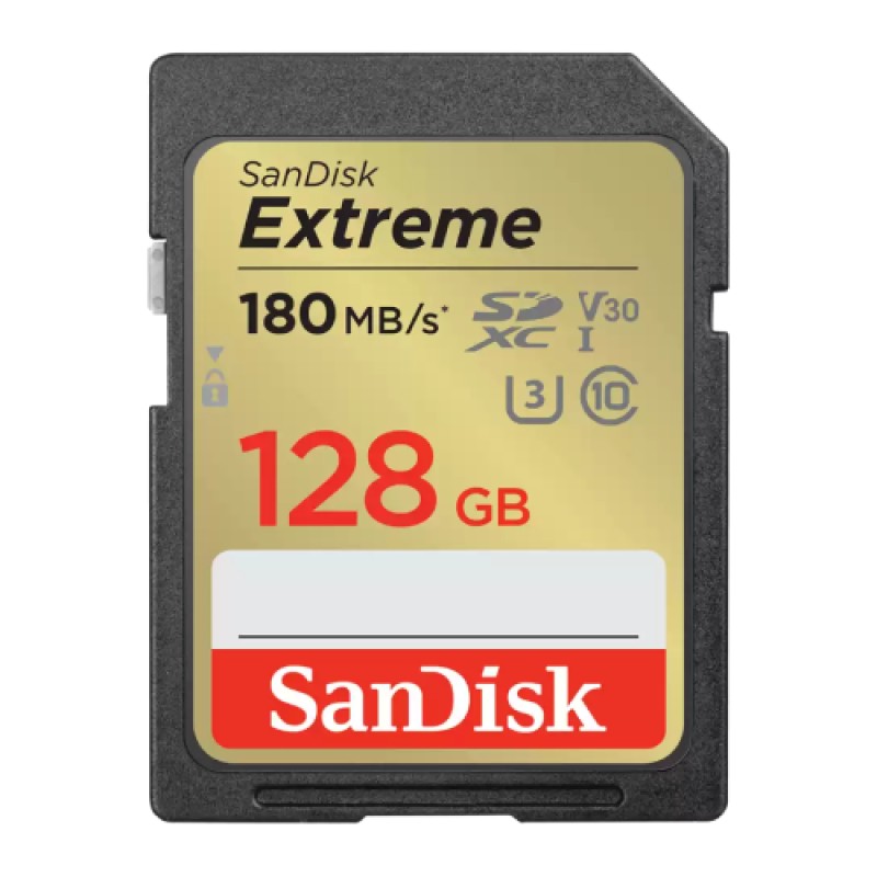 Sandisk SanDisk Extreme 128GB SDXC UHS-I + 1 year RescuePRO Deluxe