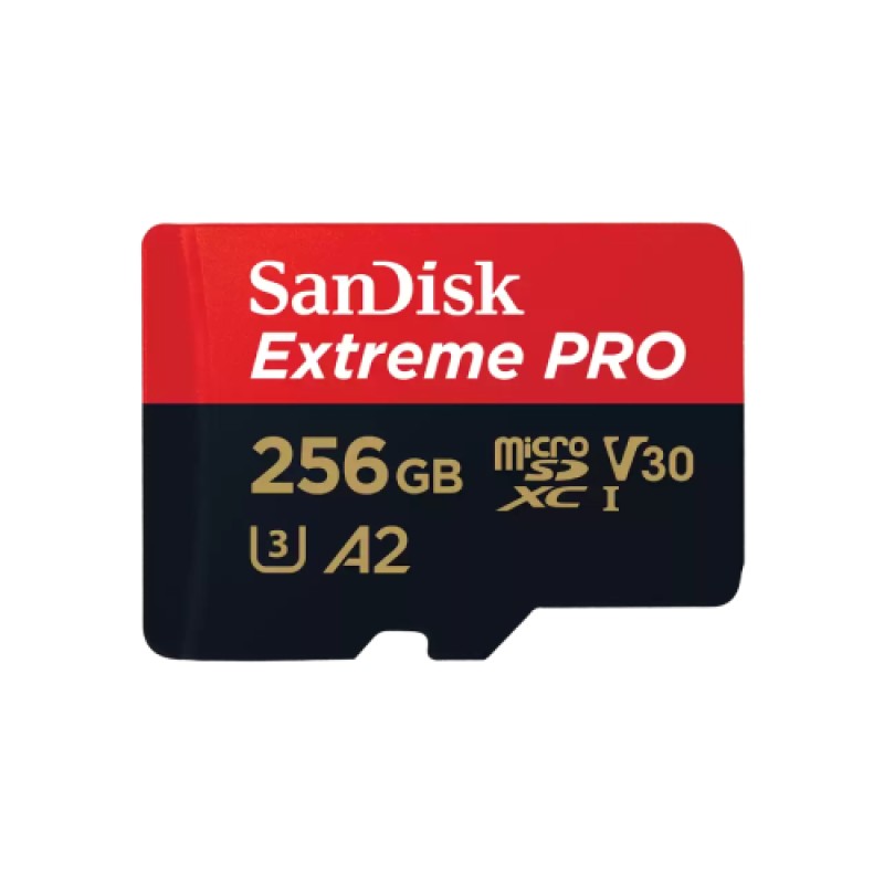 Sandisk SanDisk Extreme PRO microSDXC 256GB + SD Adapter + 2 years RescuePRO Deluxe