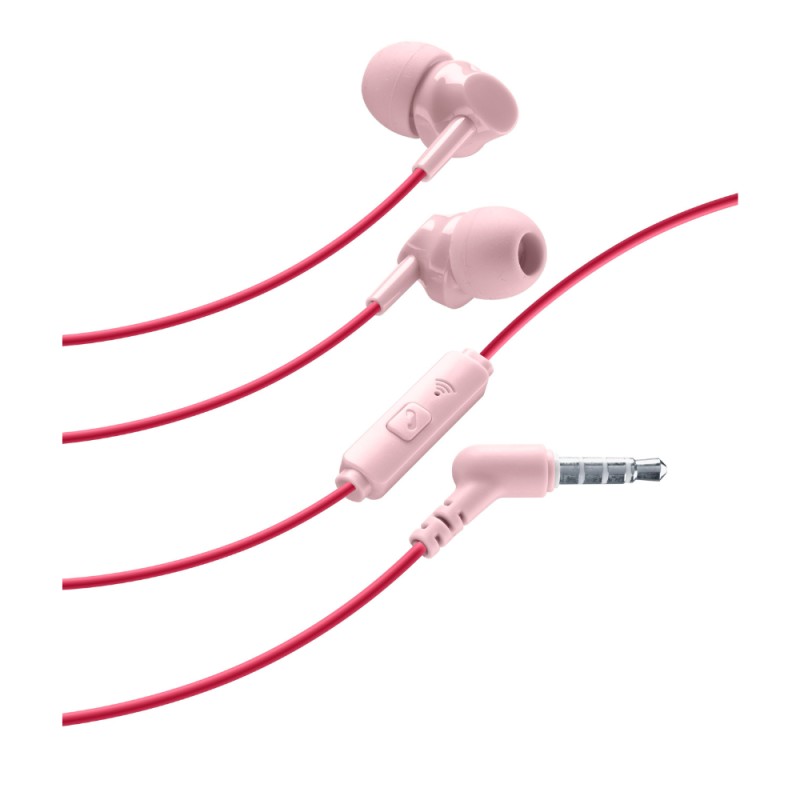 Cellular Line  CELLULAR LINE Handsfree Ακουστικά Style Color με βύσμα 3,5mm Ροζ
