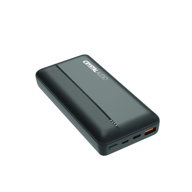 Crystal Audio CRYSTAL AUDIO PBK5K POWER BANK 20K mAh PD DUAL BLACK