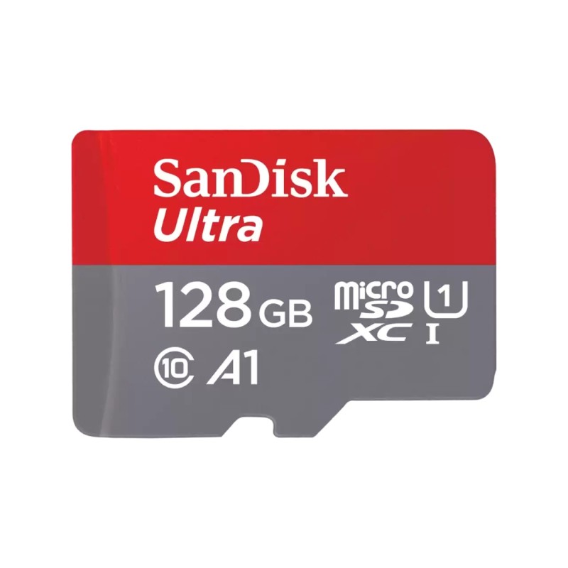 Sandisk SanDisk SDSQUAB-128G-GN6MA Ultra microSDXC 128GB + SD Adapter 140MB/s  A1 Class 10 UHS-I