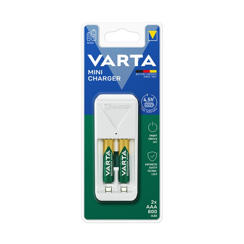 Varta VARTA Mini Charger + 2xAAA 800mAh
