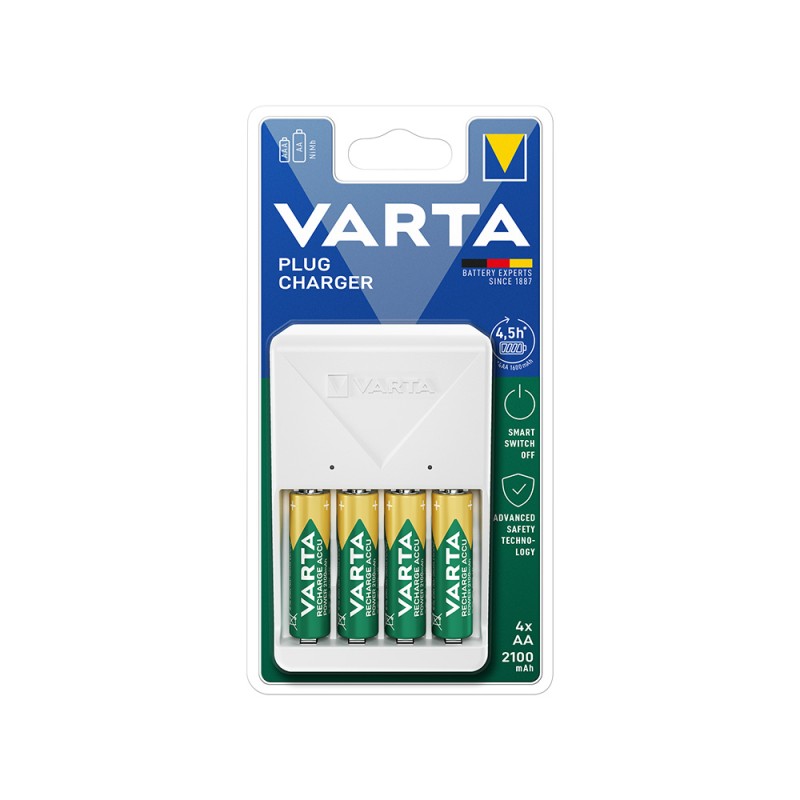 Varta VARTA Plug Charger + 4X56706