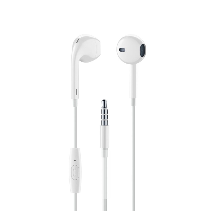 Cellular Line  CELLULAR LINE 371448 Ενσύρματα Handsfree Capsule με βύσμα 3.5mm Λευκά